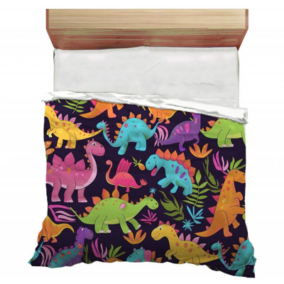Dinosaurs Bedding Childrens illustration Duvet Cover Friendly