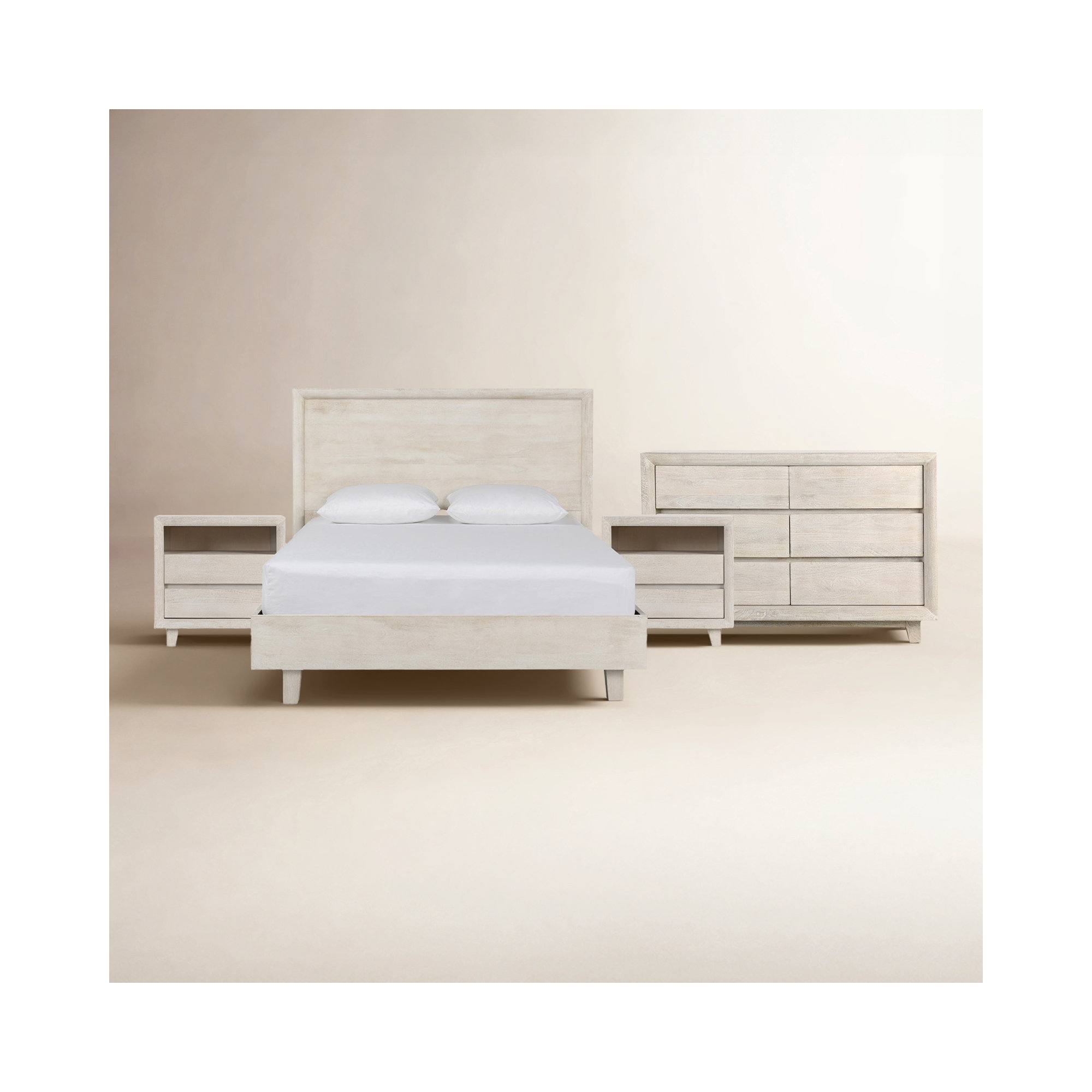 Longfellow 4 Piece Bedroom Set, King