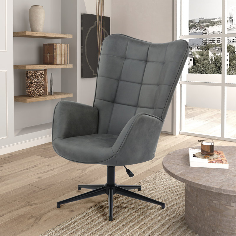 Charton Executive Chair, Dark Grey, Height Adjustable