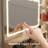 Vanity Desk with LED Mirror & Charging Station-593148022