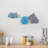 Aluminum Wall Hooks, 2-Pack - White-2099502836