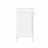 Modern Nightstand with Drawer and Open Shelf, Scalloped Edge Bedside Table for Bedroom-123100179