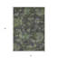 Tapis extérieur lavable floral gris anthracite et noir 3 pi x 5 pi