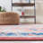 Daubert Oriental Navy/Red Area Rug-1951078765