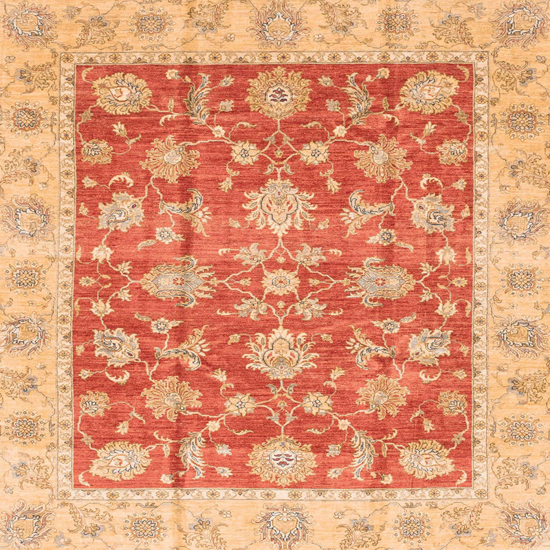 Tapis abstrait moderne 3826, Carré 7 pi
