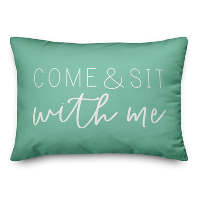  Housse et insert de coussin rectangulaire extérieur Come and Sit with Me