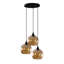 Rueter 3 - Light Black Cluster Pendant
