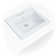 White 21" X 18" Rectangle Porcelain Overmount Vanity Sink
