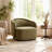 Amanda Curved Boucle Accent Chair-203048073