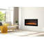 Orlando Adam Black Electric Fireplace Insert-112545247