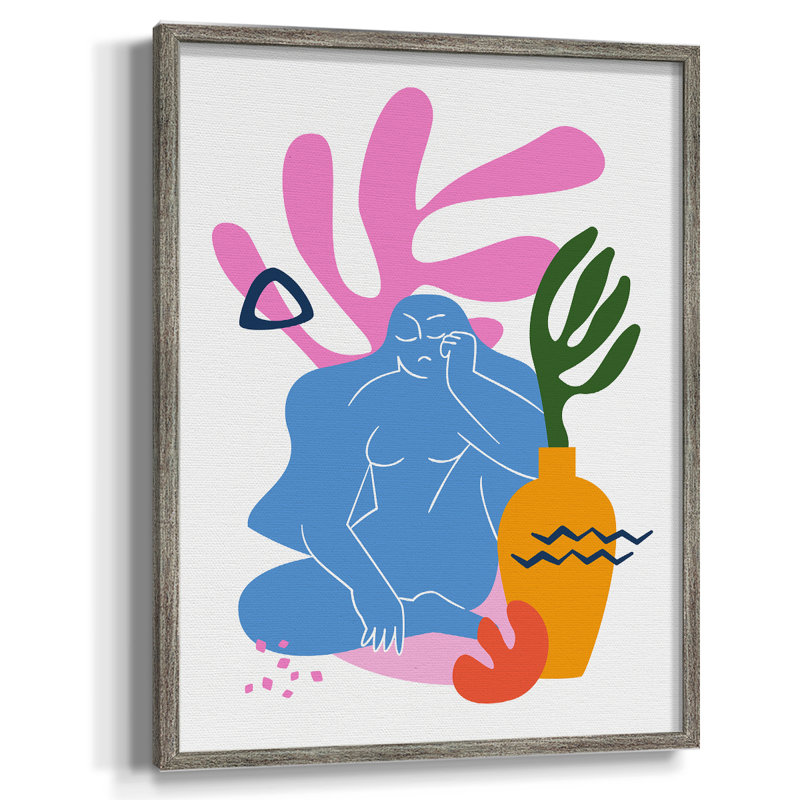 Matisse CDLII, reproduction d'art encadrée - bois massif, H 11 po x l 9 po