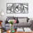 Metal Floral Wall Decor Set - 3 Piece Wall Art-826092237-826092225