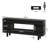 70.9" Console Table, Modern 2-Tier Entryway Table with Storage Drawers, Black