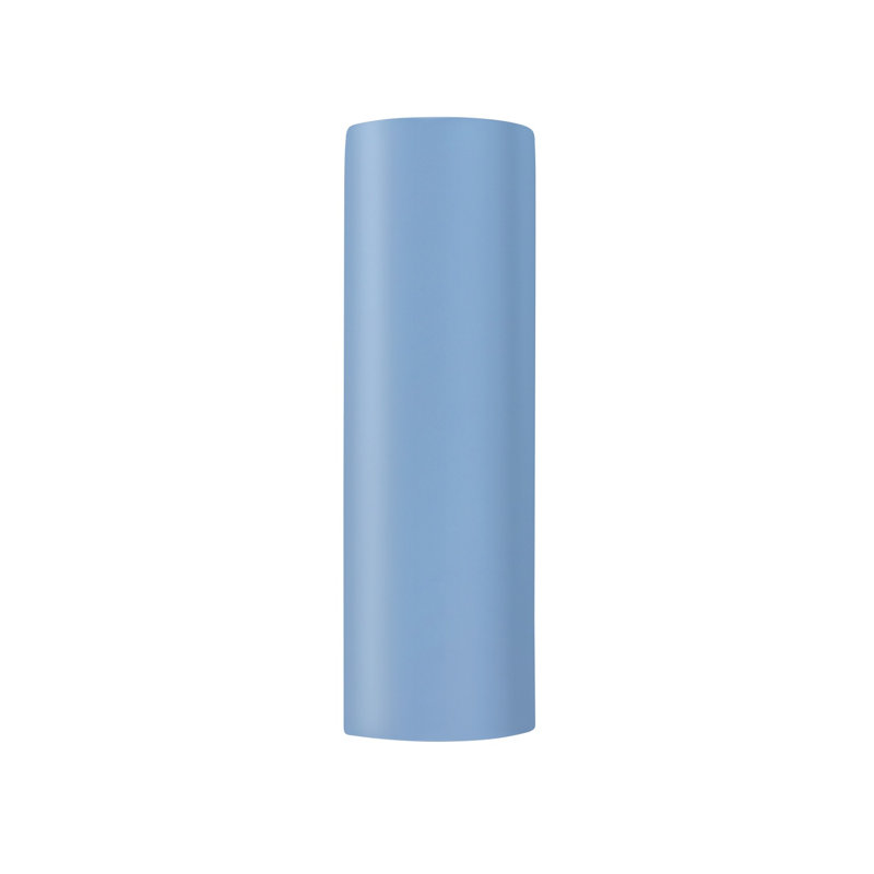 Applique murale en céramique Azem, Incandescent, Bleu ciel, H 24 po x l 5,25 po x P 4 po
