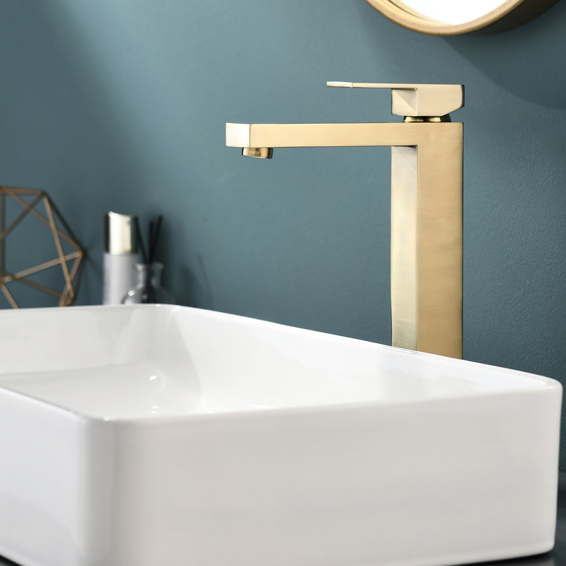 Robinet pour lavabo de salle de bain Elegant Gold