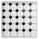 Check 1" x 1" Porcelain Mosaic Tile