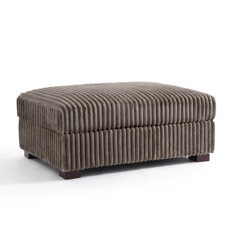 41.75cm Wide Rectangle No Ottoman, Light Brown