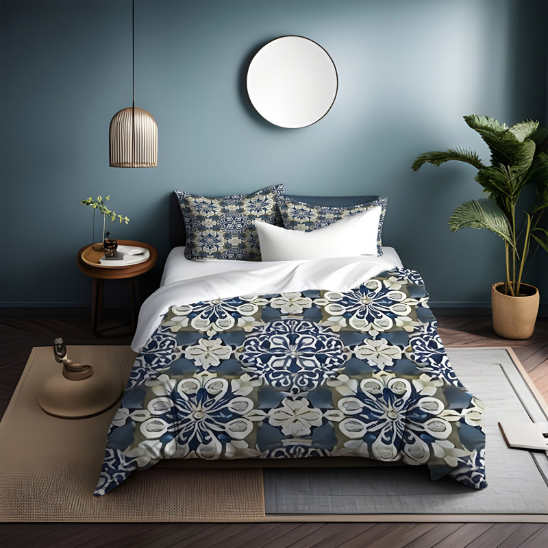 Abstract Duvet Cover, King Duvet Cover + 2 King Shams