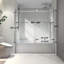Porte de douche fixe et décalée de 55 à 60 po x H 63 po-121766396