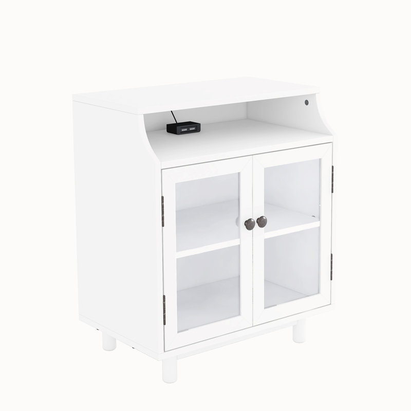Armoire d'appoint 2 portes Appin, Blanc