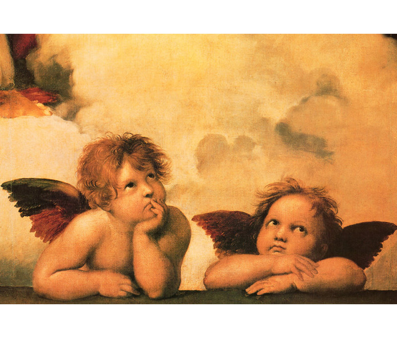 Les anges de Putti chérubins de la Madone Sixtine