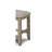 Style Bench With Tan/Brown Upholstery And Footrest, Wooden Base For Dining Area Counter Height Seat In Tan/Brown, Upholstered Solid Wood Construction Room