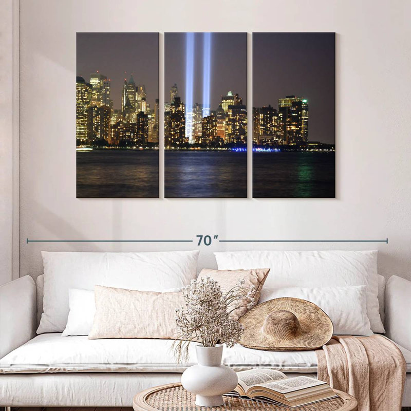 Lumières Sirci NYC Skyline, H 32 po x l 50 po