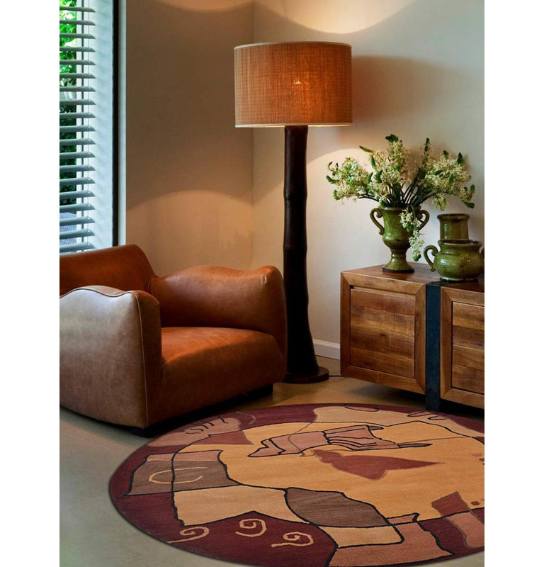 Bettejo Hand Tufted Wool Eco-Friendly Area Rugs - Multicolor | Abstract Design | Area Rugs for living room, bedroom