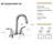 12“H Bathroom Sink Faucet-115827485
