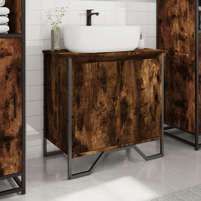 11-5 Under Sink Cabinet, Smoked oak