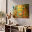 «Rooster Set 2» par Jean Plout, art mural en métal doré, 24 po x 16 po-482491275