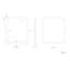 Enolia 60cm W x 65cm L Glass Peel and Stick Panel
