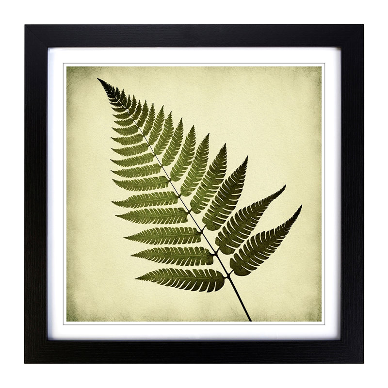 Single Picture Frame Print on Wood, Black