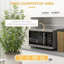 Buffet de cuisine autoportant moderne 71 po avec rangement et rangement HomCom