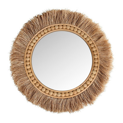 Julieth Solid Wood Wall Mirror