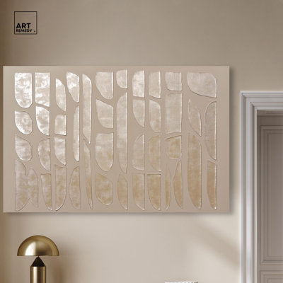 Textured Tiles Canvas Textured Abstract by