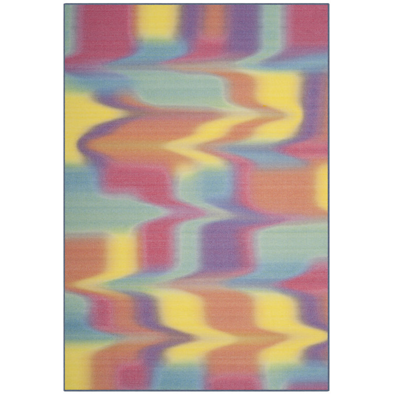 Dante Performance Machine Washable Abstract Rug, Rectangle 6'7" x 9'