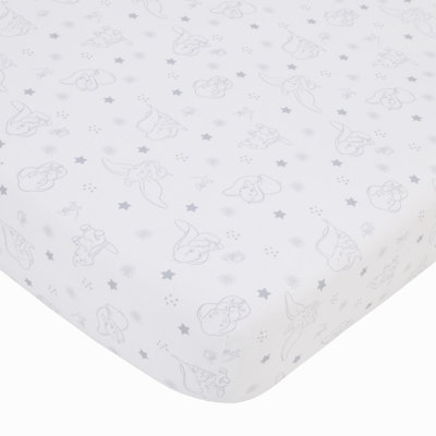 Drap-housse pour lit de bébé dumbo