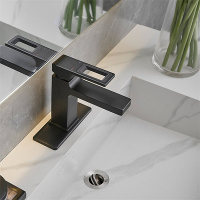 Single Hole Bathroom Faucet With Drain Assembly Single Handle Bathroom Sink Faucets Brass Deck Mount Bathroom Basin Mixer Taps