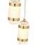 Bieger 5 - Light Gold LED Cluster Pendant