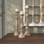 Colville 3 Piece Wood Tabletop Candlestick Set-1146826501