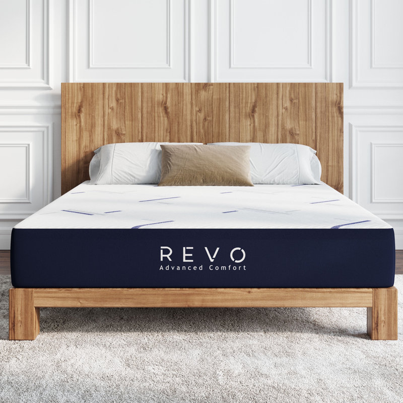 Revo Gel Memory Foam Mattress, King, 10"