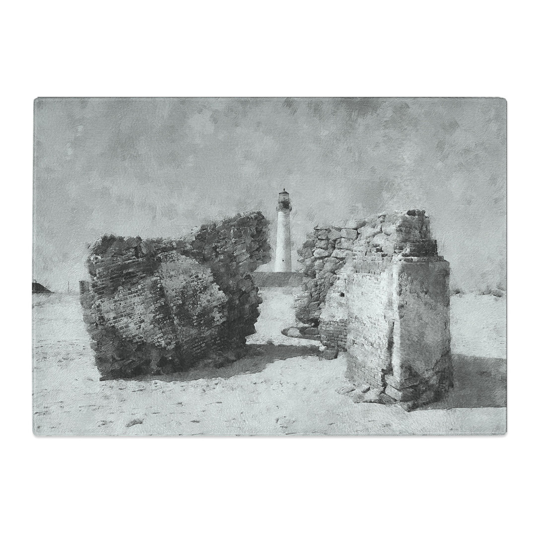 View of a Lighthouse Vol.2 Painting Chopping Board
