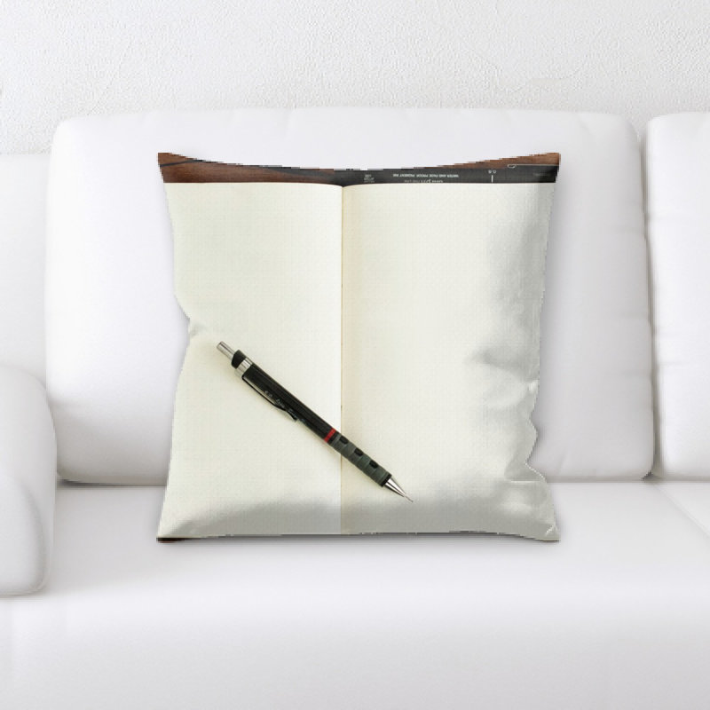 Microsuede Reversible Throw Pillow