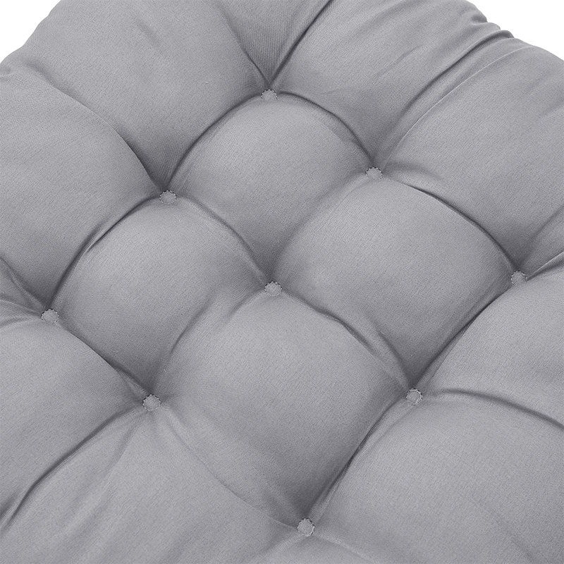 4Pcs Soft Thicken Tatami Seat Cushion, Light Grey