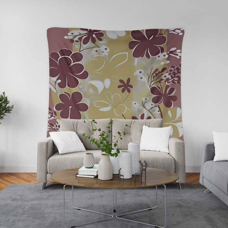 Tapisserie murale, H 80 po x l 68 po
