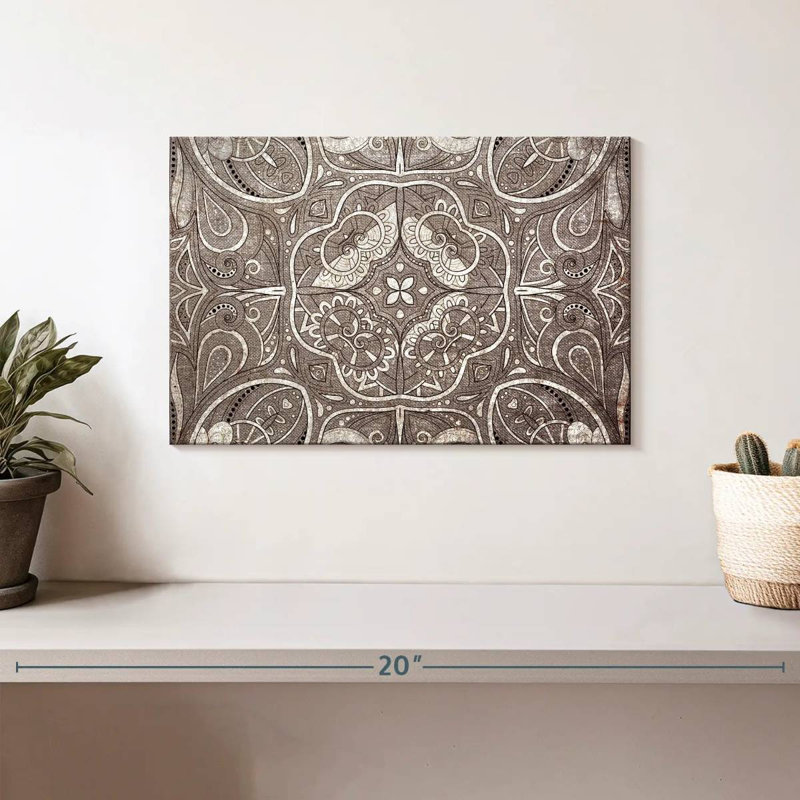 Mandala floral Kerner, H 8 po x l 12 po