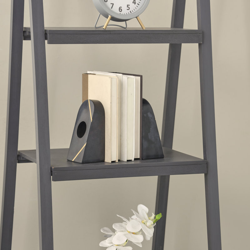 Serre-livres en marbre, Noir