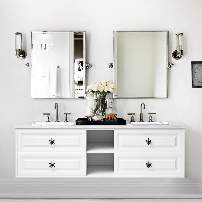Aishpreet 72'' W Double Vanity