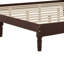 Lit plateforme rétro en bois avec tête de lit en forme de gourde-129165150-129165151